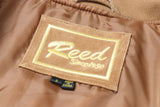 REED Men's Baseball Suede Leather Jacket (Imported) from Reed Leather