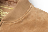 REED Men's Baseball Suede Leather Jacket (Imported) from Reed Leather