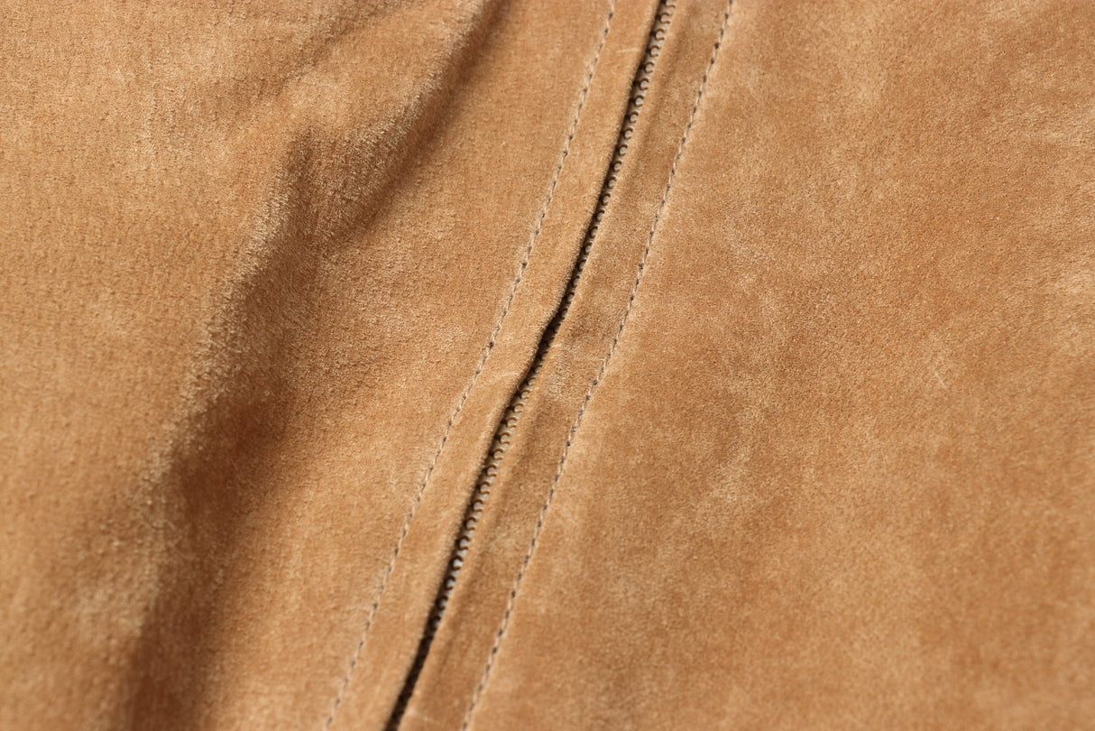 REED Men's Baseball Suede Leather Jacket (Imported) from Reed Leather