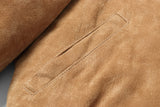 REED Men's Baseball Suede Leather Jacket (Imported) from Reed Leather