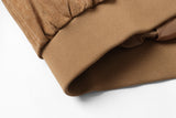 REED Men's Baseball Suede Leather Jacket (Imported) from Reed Leather