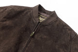 REED Men's Baseball Suede Leather Jacket (Imported) from Reed Leather