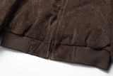 REED Men's Baseball Suede Leather Jacket (Imported) from Reed Leather