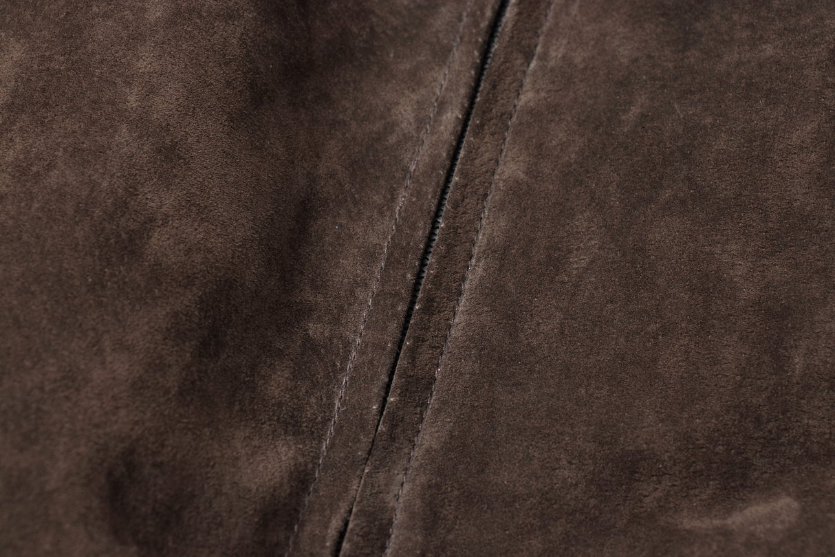 REED Men's Baseball Suede Leather Jacket (Imported) from Reed Leather