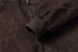 REED Men's Baseball Suede Leather Jacket (Imported) from Reed Leather