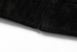 REED Men's Baseball Suede Leather Jacket (Imported) from Reed Leather