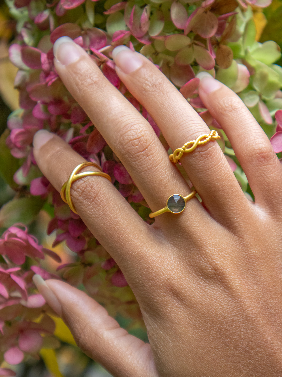Mia Leaf Ring from Ash & Rose