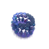 Blues & Lilacs Stack and Stretch Bracelets Set from Leetie Lovendale