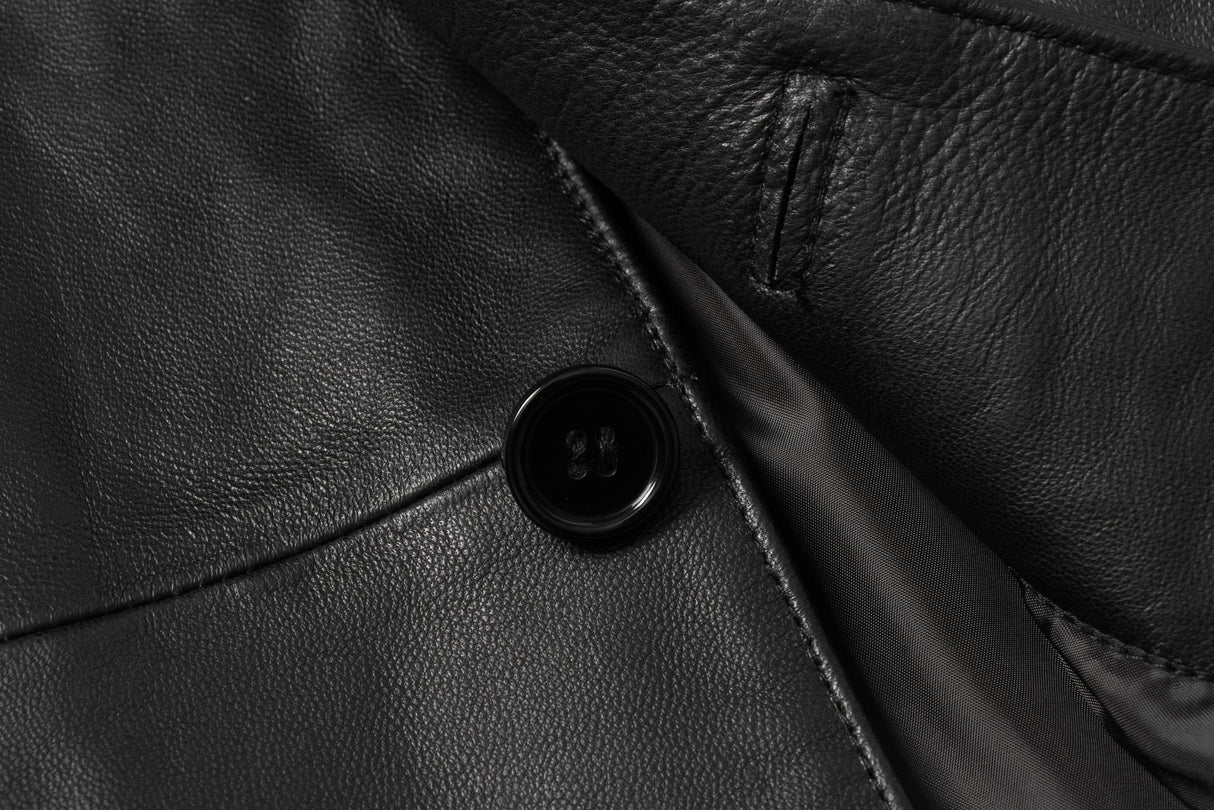REED Men's Premium Lambskin Leather Blazer Sports Jacket (Imported) from Reed Leather