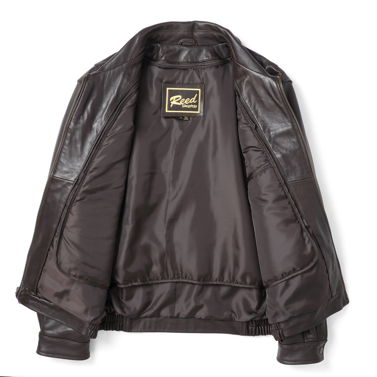 REED Men's New Zealand Lambskin Leather Jacket - Imported from Reed Leather