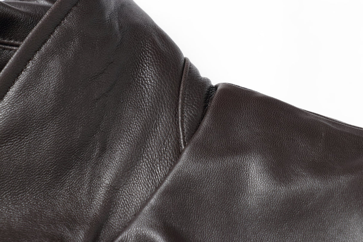 REED Men's New Zealand Lambskin Leather Jacket - Imported from Reed Leather