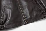 REED Men's New Zealand Lambskin Leather Jacket - Imported from Reed Leather