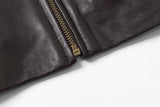REED Men's New Zealand Lambskin Leather Jacket - Imported from Reed Leather