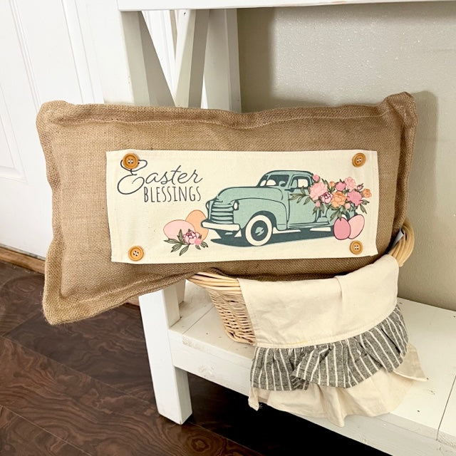 BUNDLE DEAL: Vintage Truck Panels (4 pack) SAVE!! Spring, Summer, Fall, Christmas, EASTER / FIREWORKS / PUMPKIN / PLAID TREE TRUCKS From PillowPanels