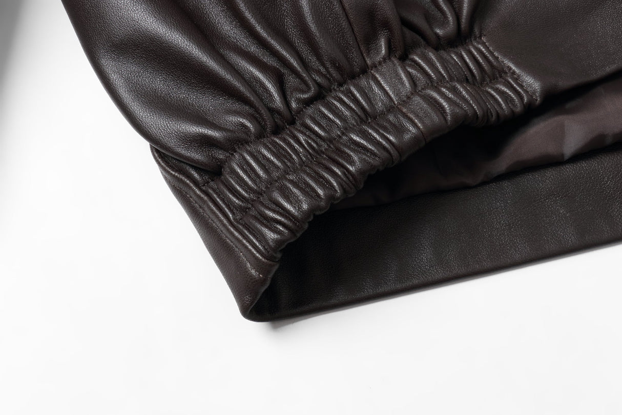 REED Men's New Zealand Lambskin Leather Jacket - Imported from Reed Leather