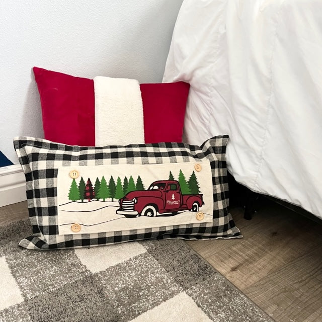 BUNDLE DEAL: Vintage Truck Panels (4 pack) SAVE!! Spring, Summer, Fall, Christmas, EASTER / FIREWORKS / PUMPKIN / PLAID TREE TRUCKS From PillowPanels
