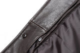 REED EST. 1950 Men's Jacket Genuine Lambskin Leather Four Button Car Coat - Imported from Reed Leather
