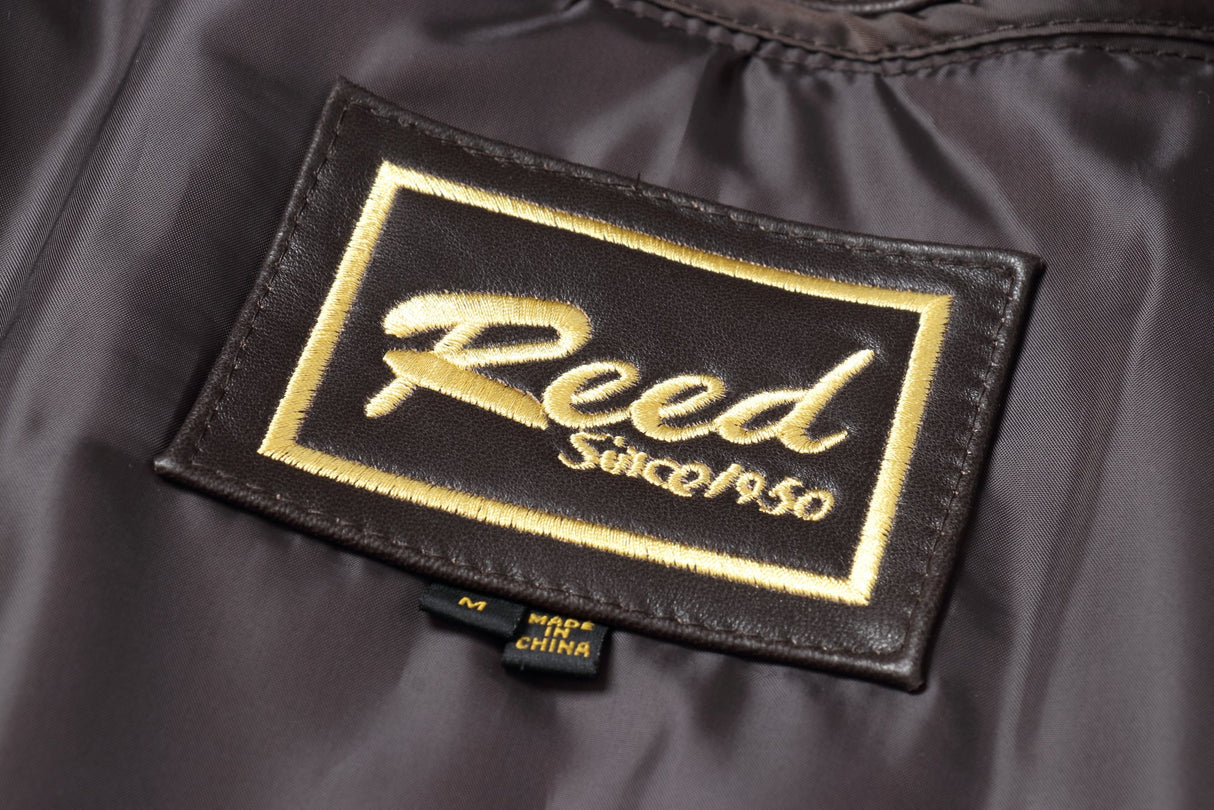 REED EST. 1950 Men's Jacket Genuine Lambskin Leather Four Button Car Coat - Imported from Reed Leather