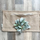 COVER ONLY: BURLAP PILLOW COVER (no insert) From PillowPanels