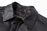 REED Men's Premium Leather Aviator Bomber Jacket - Imported from Reed Leather