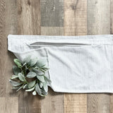 COVER ONLY: GRAY/WHITE STRIPES TICKING COVER (no insert) From PillowPanels
