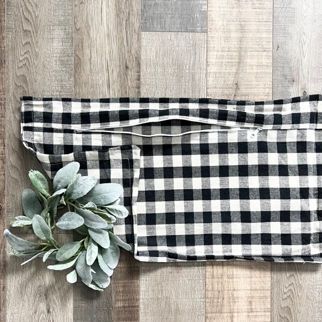 COVER ONLY: Gingham BUFFALO CHECK PILLOW COVER (no insert) From PillowPanels