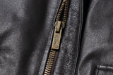 REED Men's Premium Leather Aviator Bomber Jacket - Imported from Reed Leather