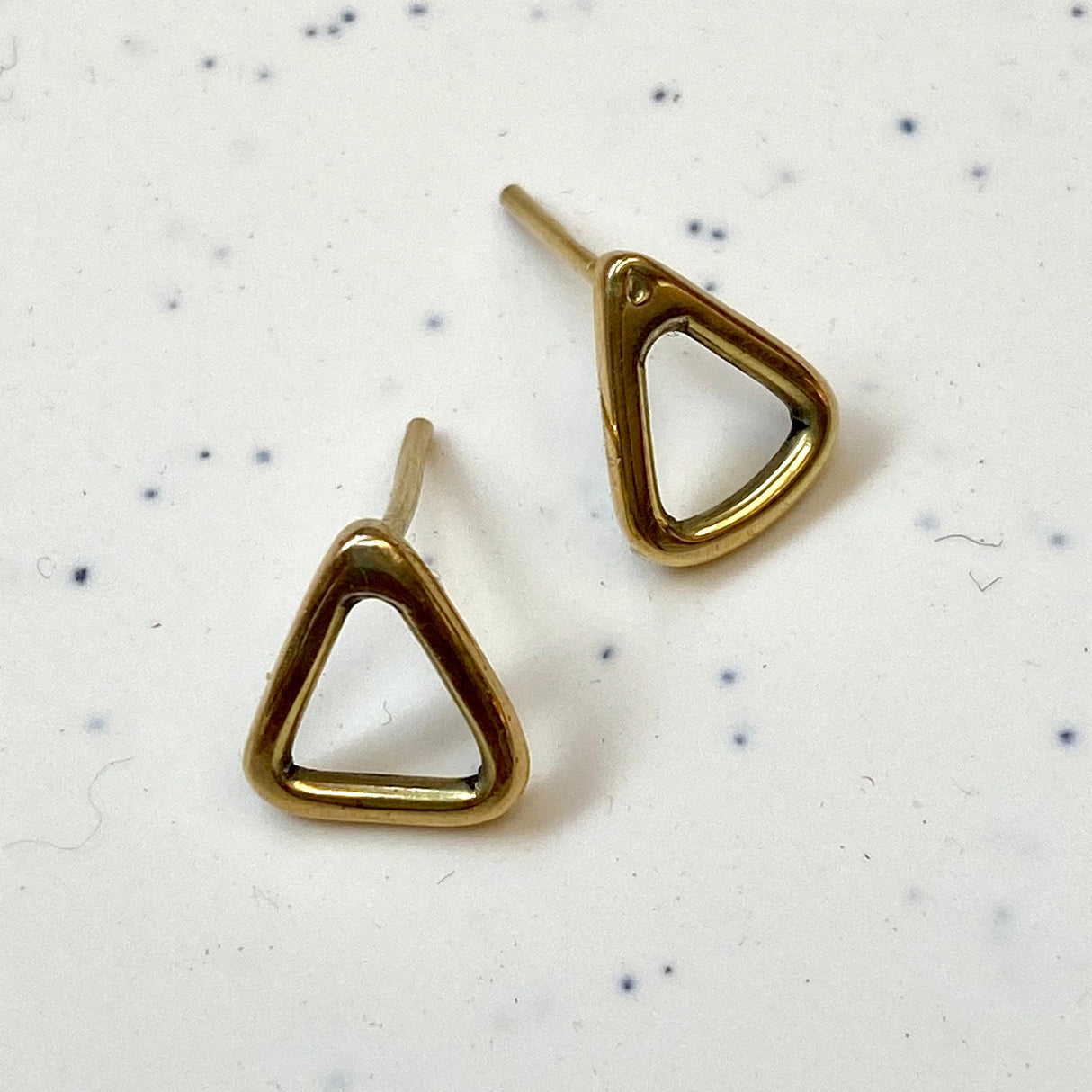 Geo Brass Studs From Abroad Modern