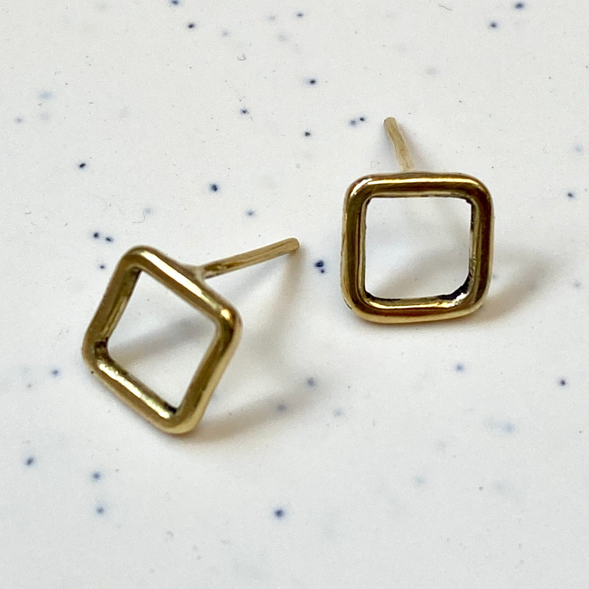Geo Brass Studs From Abroad Modern