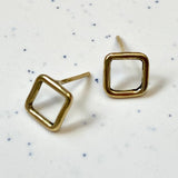 Geo Brass Studs From Abroad Modern