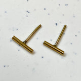 Geo Brass Studs From Abroad Modern