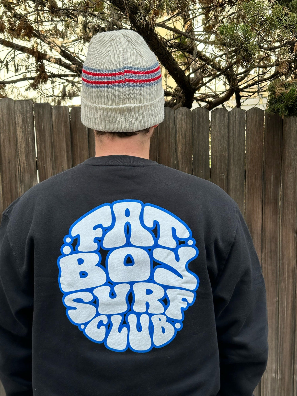 No Squares Premium Crewneck - Black from Fat Boy Surf Club