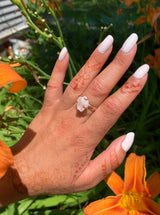 Raw Moonstone Prong Ring from Ash & Rose
