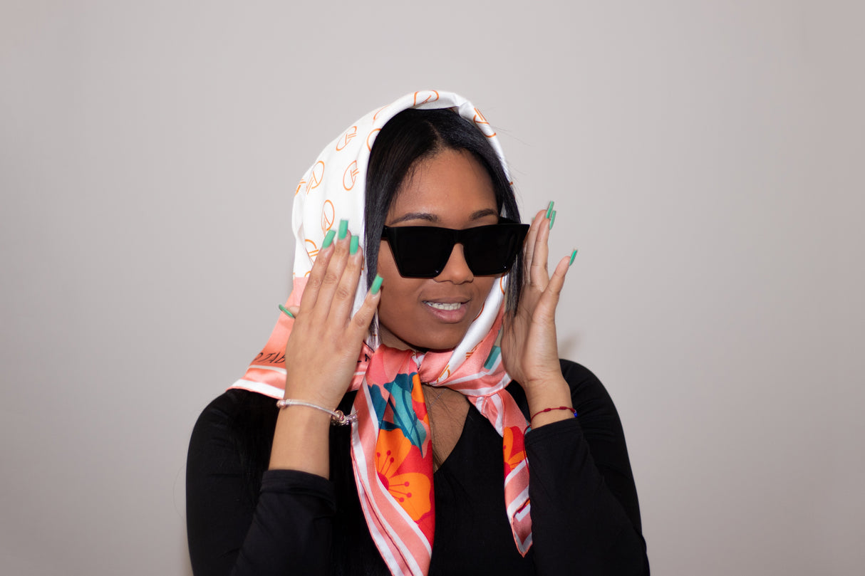 TP Signature Silk Scarf (100% silk) From Tabbeauplace