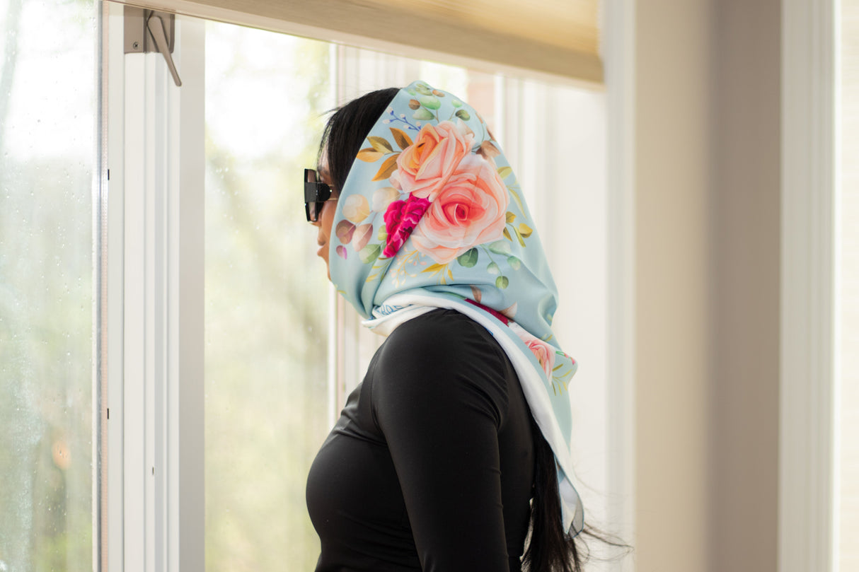 TP Floral Signature Scarf 020 From Tabbeauplace
