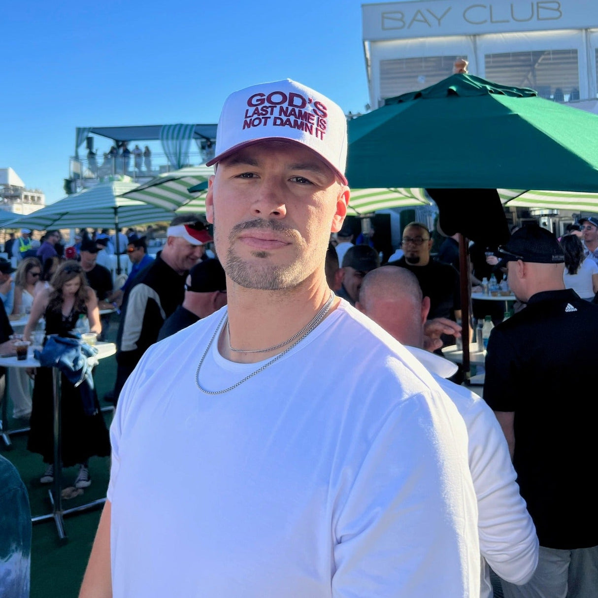 Gods Last Name Hat From Visibly Toxic