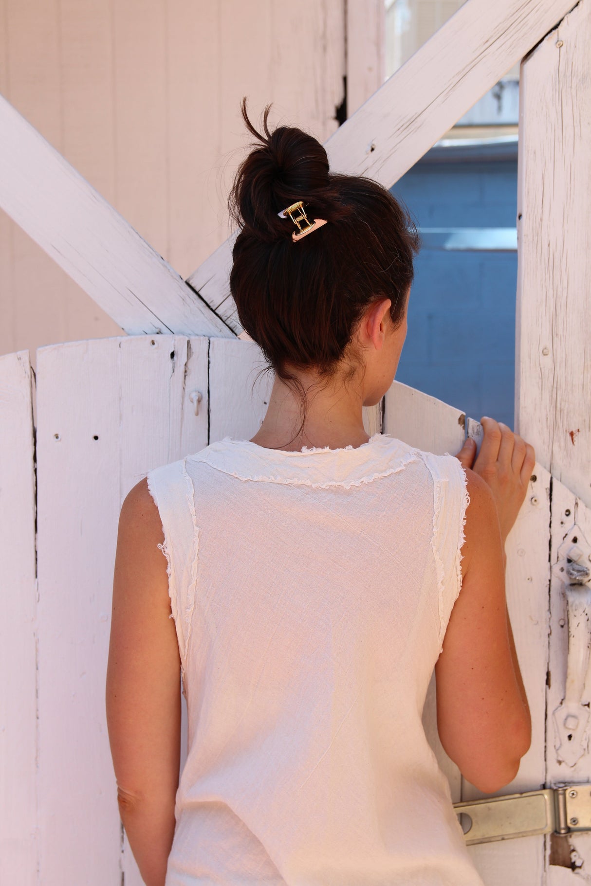 Gauze Tank Top From Cotton Flower Clothing