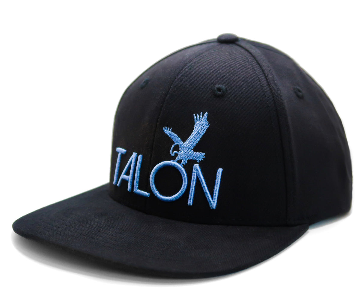 Flat Brim Hat - Black/Blue/White from Talon Golf LLC