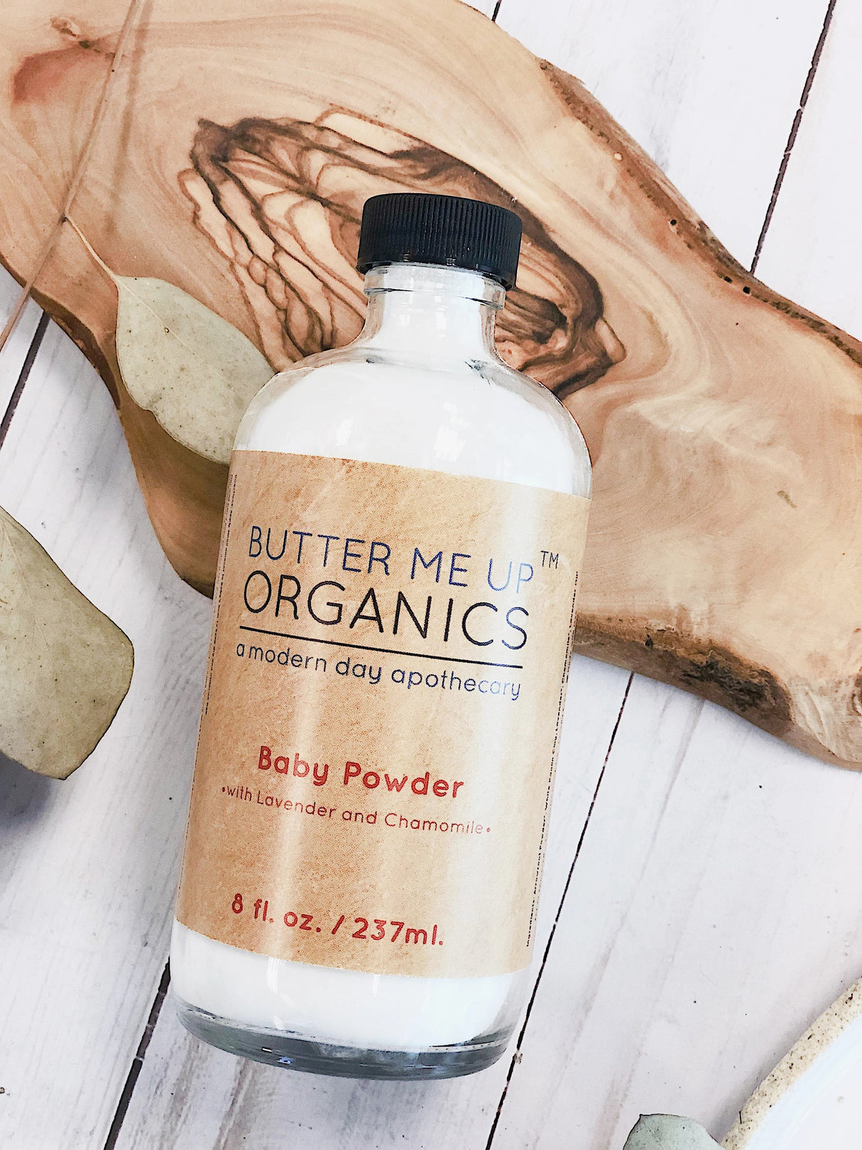 Organic Baby Powder / Talc Free / Cloth Diaper Safe / Refill from Butter Me Up Organics