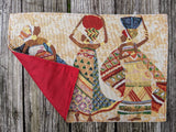 DaDa Bedding Set of 4-Pieces Dancing Women African Kwanzaa Tapestry Dining Table Placemats 13” x 19” (18117) from DaDalogy Bedding Collection