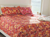 DaDa Bedding Lovely Pop of Colors Lightweight Reversible Quilted Bedspread Set (KBJ1625) from DaDalogy Bedding Collection
