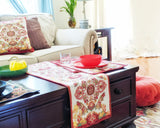 Tache Elegant Burgundy Ornate Paisley Woven Tapestry Throw Pillow Cover (18194) from Tache Home Fashion