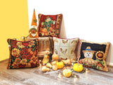 Tache Country Farmhouse Rooster Hens Woven Tapestry Throw Pillow Cover (13139CC) from Tache Home Fashion