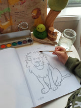 Toddlers First Coloring Book - An Endangered Animals Adventure from Honeysticks USA