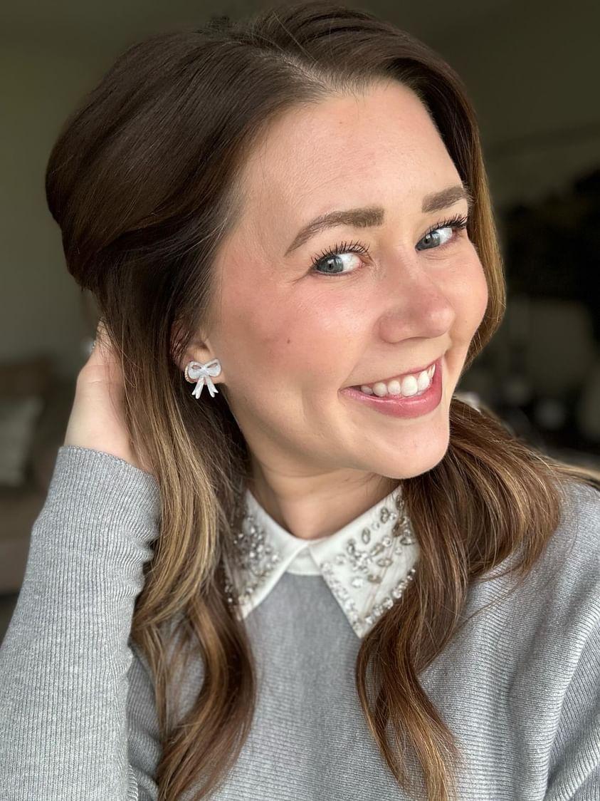 Bow Studs - White from Spiffy & Splendid