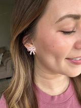 Bow Studs - Pink from Spiffy & Splendid