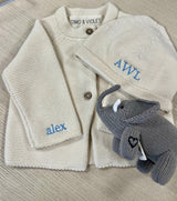 Ivory Knit Cardigan from Timo & Violet