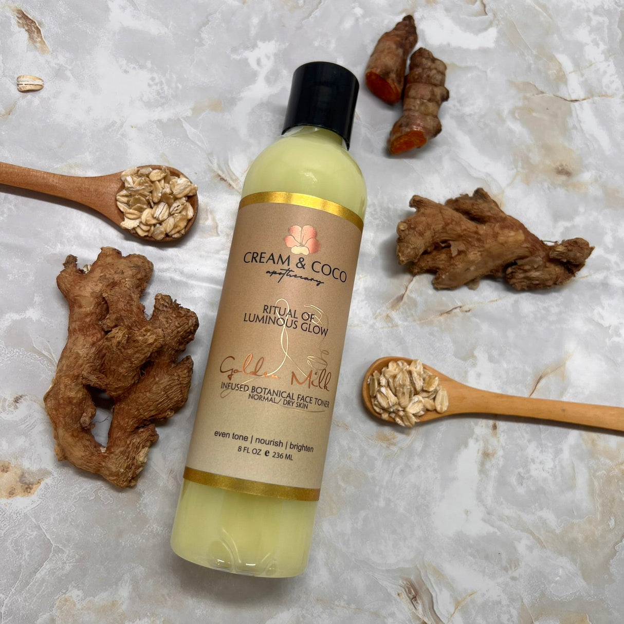 Golden Milk Infused Botanical Toner from Cream & Coco Skincare