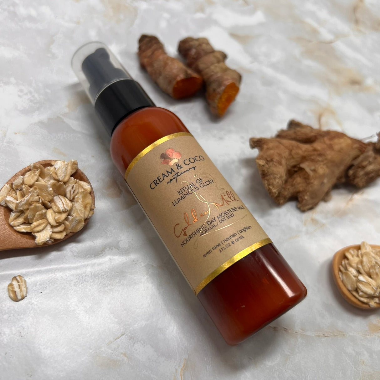 Golden Milk Nourishing Day Moisture Milk from Cream & Coco Skincare