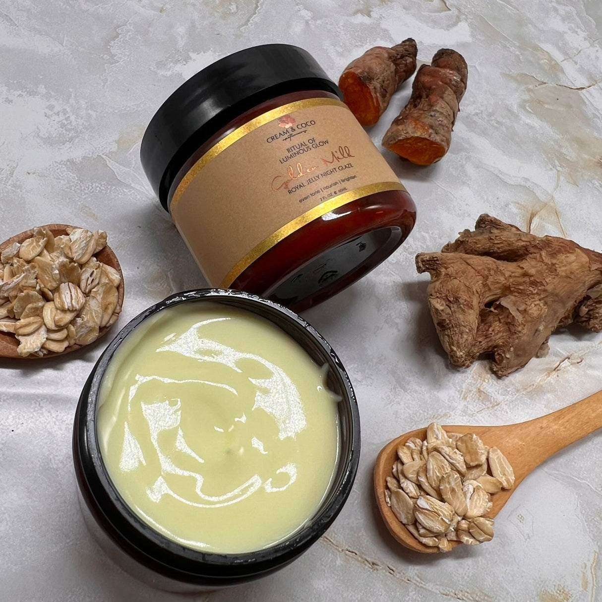Golden Milk Royal Jelly Night Glaze from Cream & Coco Skincare